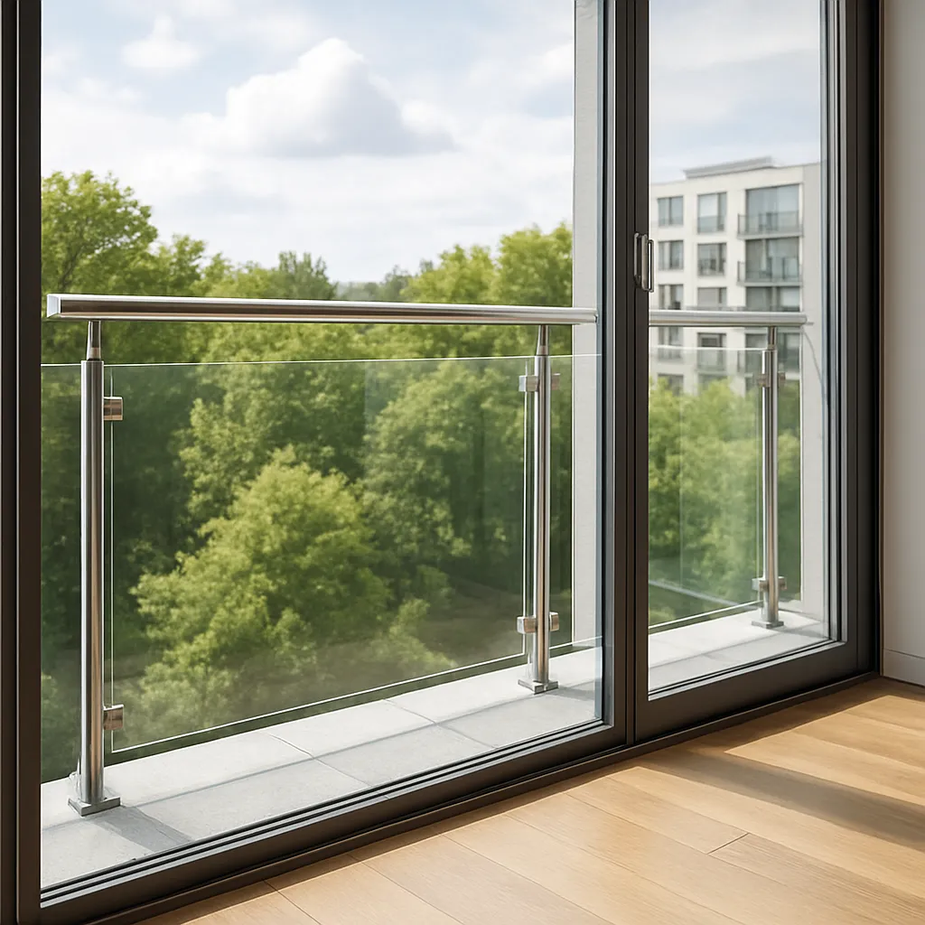 Balkon francuski – jakie zalety ma balustrada przy dużych przeszkleniach