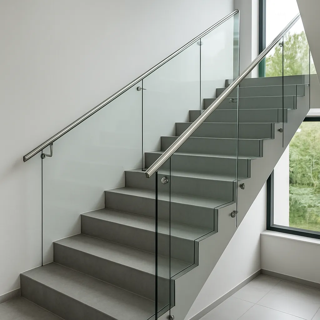 Balustrada szklana schody Lublin – jak połączyć bezpieczeństwo z eleganckim wyglądem